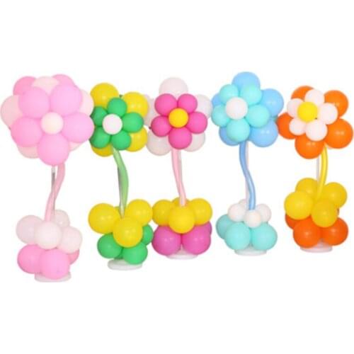 Kids Children Birthday Baby Boy Girl Shower Gender reveal Party DIY Kindergarden Decoration Balloons Holder Stand