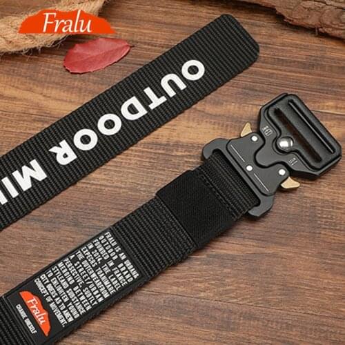 Male Tactical military Canvas Belt Outdoor Tactical Belt mens Military Nylon Belts Army ceinture hom 125-140long big size Belt