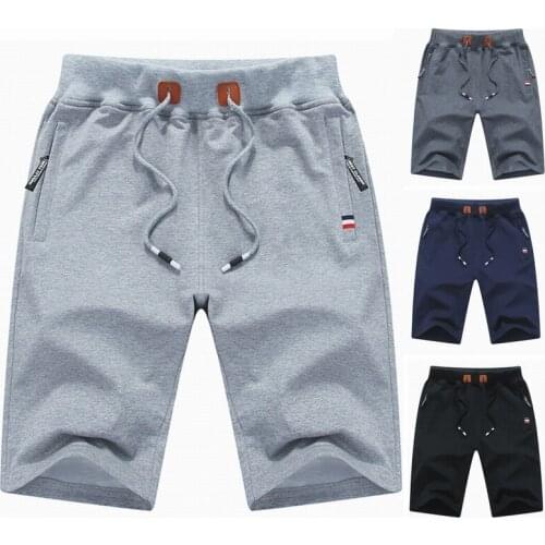 Mens Summer Breeches Shorts 2021 Cotton Casual Bermudas Black Men Boardshorts Homme Classic Brand Clothing Beach Shorts Male