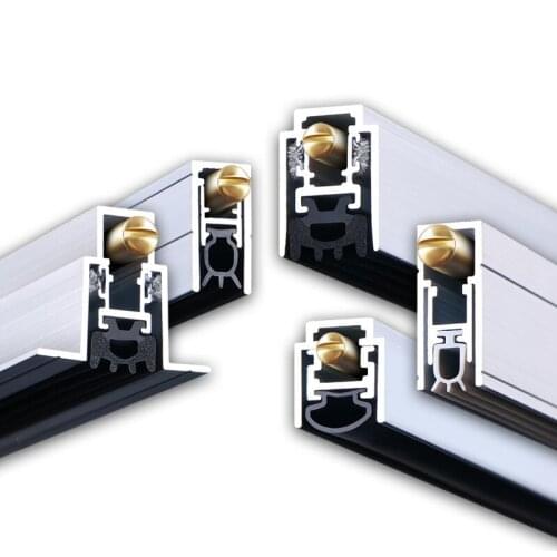 T type Concealed automatic door sealing strip Aluminum alloy soundproof lifting strip for hotel