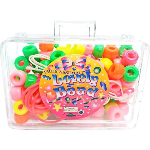 Wholesale luggage box pack E701 E683-1 round multi color Charms Loose 9mm Color Beads for girl school science home crafts