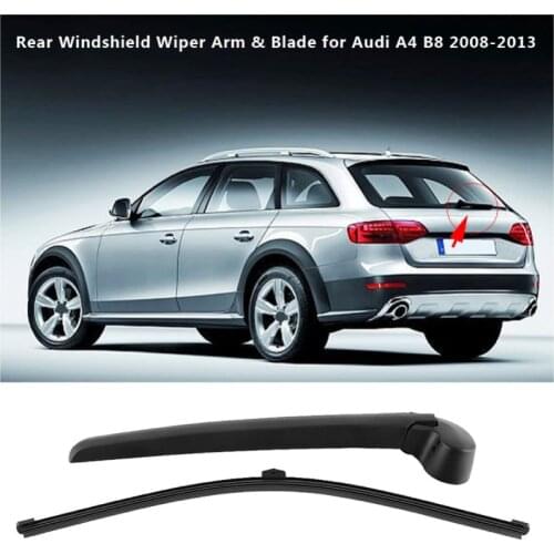1 Pair Car Auto Rear Windscreen Windshield Wiper Arm & Blade Universal for Audi A4 B8 2008 2009 2010 2011 2012 2013