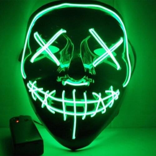 2018 Hot Sale Halloween Mask Light Up Party Masks The Purge Election Great Masks Cosplay Costume Supplies