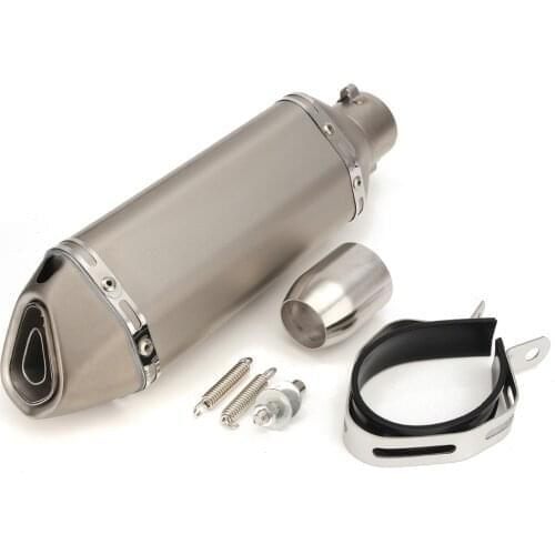 51 mm Carbon Fiber Refit Exhaust Muffler Pipe Small Hexagon Style DB Killer for Dirt Street Motorcycle