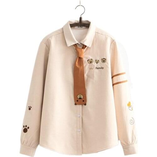 Большие блузки Biscuit Bear China At AliExpress