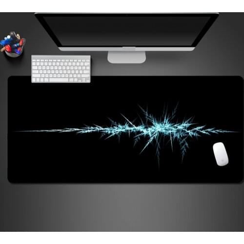 Black Abstract Modern Mousepad Large Competition Game Team Speed Best-Selling Game Rubber Mats Office Computer Office Pad