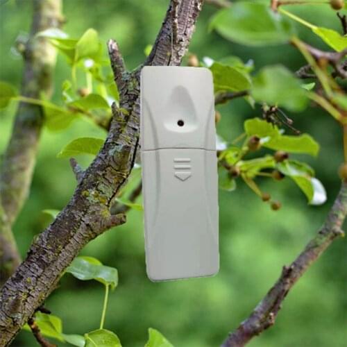 Digital Weather Station with Forecast Temperature Clock Moon Phase White Wireless Indoor Outdoor Temperature and Humidity Sensor