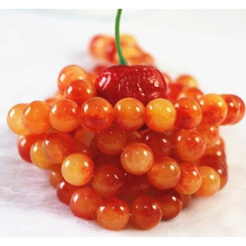 Hot sale multicolor chalcedony jades natural stone 6mm 8mm 10mm 12mm new round loose beads making gift diy Jewelry B145