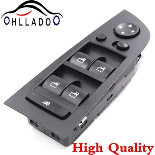 HLLADO Car Accessories Black Panel Power Window Switch Console left For B MW E90 318i 320i 325i 335i OEM NO. 61319217332