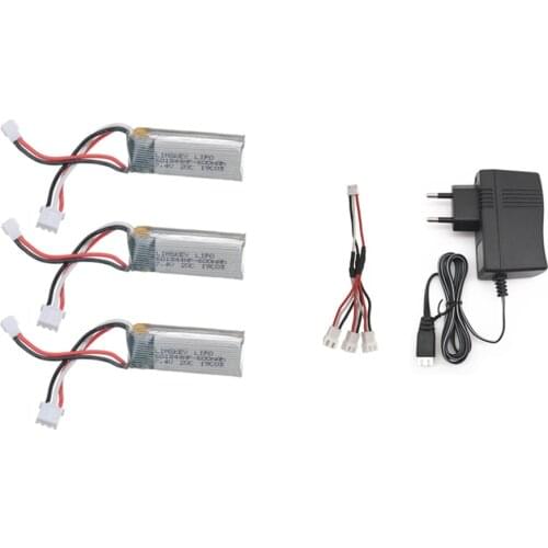 7.4V 600mAh Li-Po Battery and charger For WLtoys F959 RC Drone Spare Parts 7.4v 2s Battery for XK DHC-2 A600 A700 A800 A430