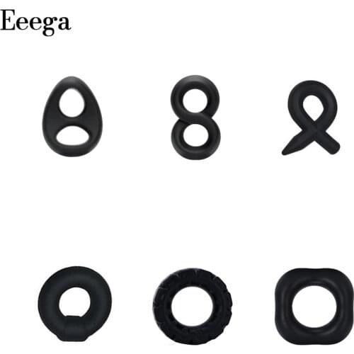 Male Delay Ejaculation Cocks Ring Penis Erection Stretcher Extender Erotic Penis Rings Sex Toys for Men Adult Sex Product