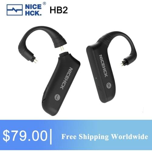 NiceHCK HB2 QCC3040 True Wireless Bluetooth Receiver Module 5.2 HIFI Sport Earphone Earhook Support AptX SBC AAC For DB3 ZS10Pro