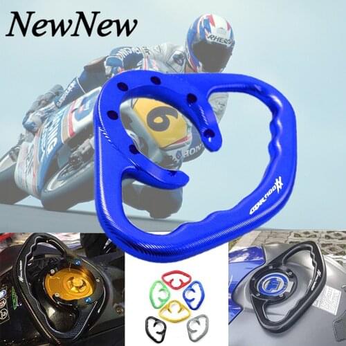 Motorcycle Tank Armrest CNC Passenger Handgrips Hand Grip Grab Handle Bar For Honda CBR1100XX BLACKBIRD CBR1100 XX 1997-2007