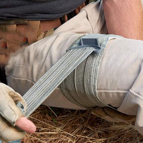 First Aid Bandage Wound Hemostatic Compression Bandage Army Survival Training Bandage Field Safety Outdoor Survival Equipment