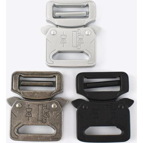 4/10pcs Release Buckle 27mm Outdoor Metal Belt Hook for Backpack Waist Bands Spring Buckles Sew Crafts Accessory AP353 Meetee