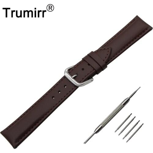 Genuine Leather Watch Band 22mm for Vector Luna / Meridian, for Xiaomi Smartwatch Huami Amazfit Strap Wrist Belt Bracelet