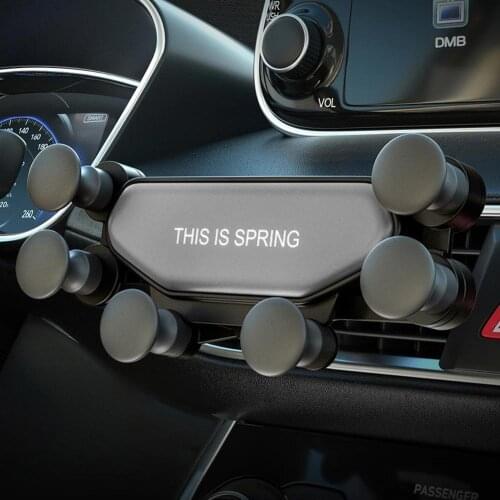 Six-Support Air Vent Car Mount Gravity Auto-Grip Stands Universal Mobile Car Phone Holder Auto Grip Mobile Phone Fixed Bracket