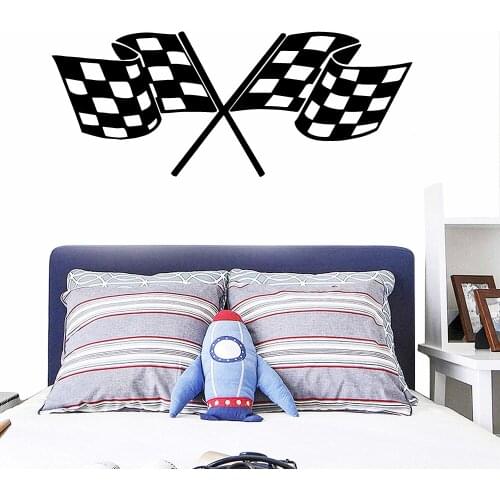 Carved Flag Environmental Protection Vinyl Stickers For Home Decor Living Room Bedroom Mural Poster