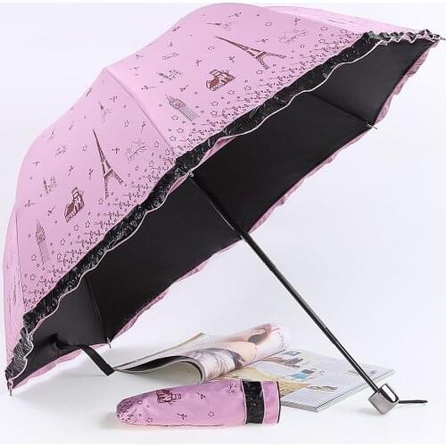 Umbrella Female Machine Ten Bones Eight Bones Large Double Umbrella Plastic Sun Shade Sun Umbrella Men Women Anti-ultraviolet