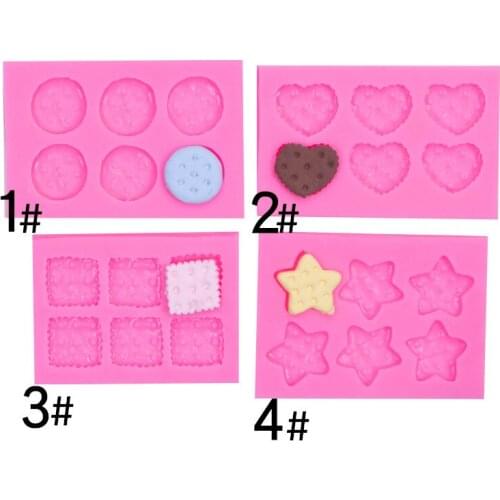10.5*7*1CM DIY Sugar Craft Cake Stars Cookies Silicone Mold Fondant Mold Cake Decorating Tools Gum Paste Mold
