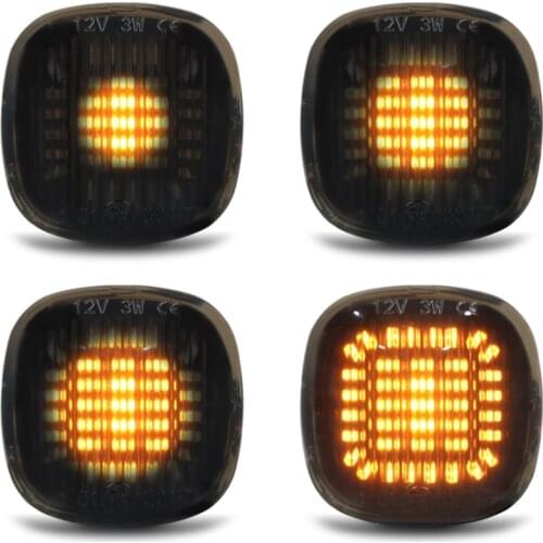 2X Dynamic LED Side Marker Blinker Turn Signal Light Indicator For Audi A3 8L A4 8D Skoda Fabia Octavia A4 1U Seat Cordoba Ibiza