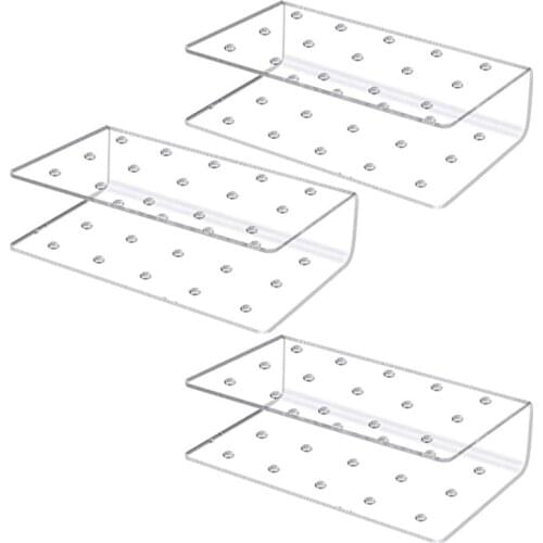 3 Pcs Lolli Holder 15 Hole Clear Acrylic Cake Stand Display Lolli Stand Holder Display for Weddings Party