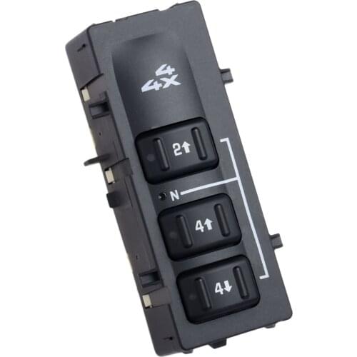 4WD Selector Switch 4x4 Wheel Drive 3 Button Transfer Case Switch Fit for 2003-2007 Chevy Silverado, Suburban, Avalanche
