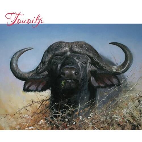 5D Square&round Big buffalo 5d diy Diamond Embroidery Handmade Mosaic 5d Diy full 5d Diamond Painting Cross Stitch Pattern