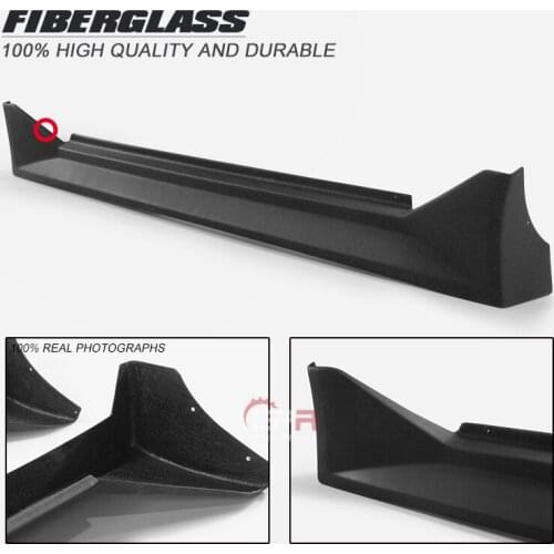 Car Accessories MBT2 Style FRP Fiber Glass Side Skirt Fiberglass 86 Door Step Cover Extension Tuning Kit For Toyota AE86 Trueno