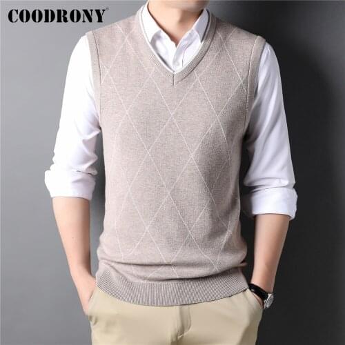 COODRONY Mens Wool Sweaters