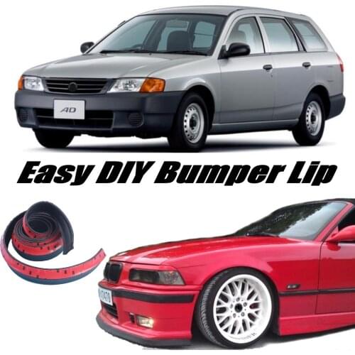 NOVOVISU Bumper Lip Deflector Lips For Nissan AD Van Y12 Front Spoiler Skirt For Car Tuning View / Body Kit / Strip