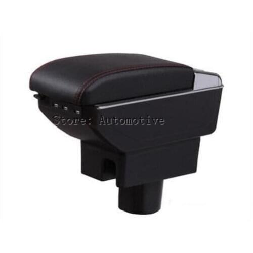 Dual-Layer Centre Console Armrest For Hyundai Accent Solaris RB Verna / Grand Avega 2011-2016 Arm Rest Center Storage Box Tray