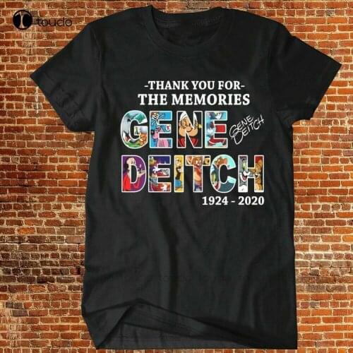 Gene Deitch Animator Comic Tom T Shirts Gift Tee MenS Shirt Trend blue shirt