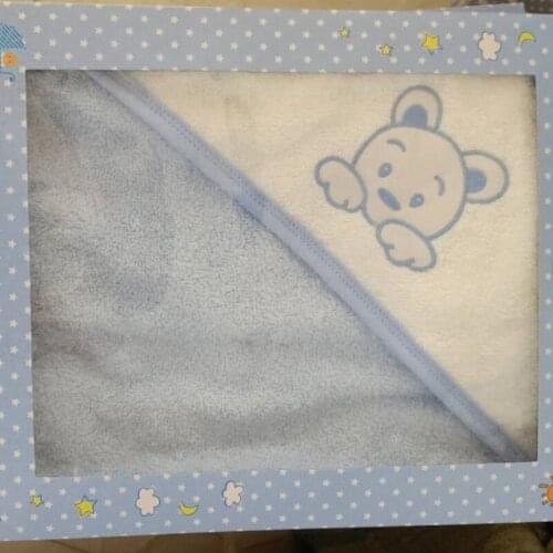 Hot wholesale 100% cotton fiber super soft and comortable 80x80cm 500gsm baby towel baby hooded towel infant towel
