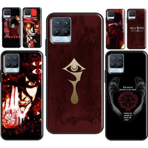 Hellsing Alucard Case For OnePlus 9 Pro 7 8 T Nord Cover For OPPO Realme C3 C11 C15 C21 GT Neo 6 7 8 Pro