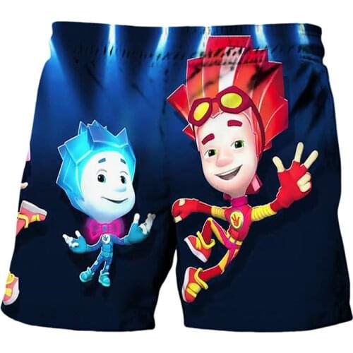 Boy swimsuit Cartoon New Fashion 3D Printed Beach Shorts for Girls Swimwear Childrens Swimsuit 12 years old 4-14T Girls Shorts