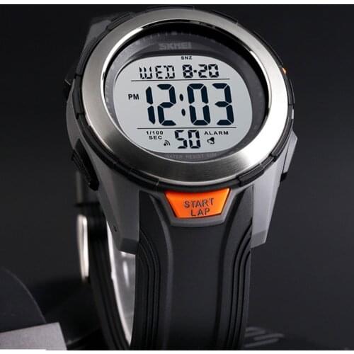 Fast shipping SKMEI Man Sports Watches Back Light LED Waterproof Digital Watch Chronograph Week Wristwatches Relogio Masculino