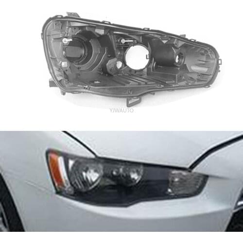Headlight Base for Mitsubishi Lancer EX 2010~2016 Headlamp House Car Rear Headlight Back Support