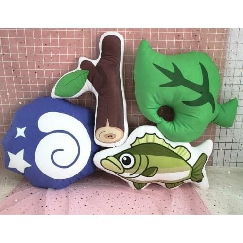 40cm Animal Crossing Amiibo Tom Nook Plush Toys Ichiban Kuji Bear Dog Cat Leaf Plush Pillow Cushion Soft Stuff Doll Game Toys