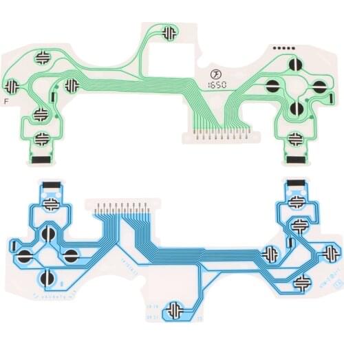 Conductive Film Ribbon Button Repair Parts For PS4 Controller DualShock 4 - Pack of 2