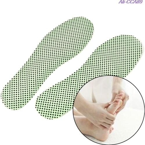 1Pair Self-heating Insoles Warm Reflexology Insoles Winter For Footwear Insoles Heated Self-heating Insoles Natural Tourmaline