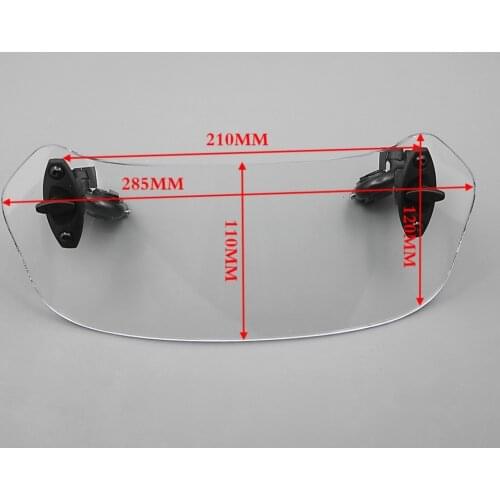 Extension Spoiler Windscreens Risen Clip F650ST Strada, F650GS (single) & F650GS Dakar F650CS Scarver F800GS & F800GSA F800GT