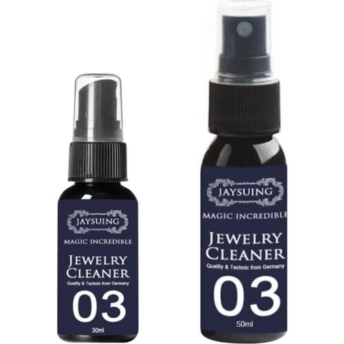 30ml 50ml ConcentrateJewelry Cleaner Anti-Tarnish Quick Jewellery Cleaning Spray F3MD