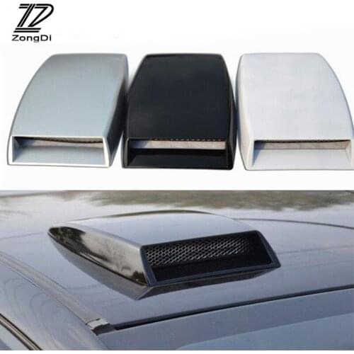ZD For Citroen C5 C4 C3 C2 Mini Cooper Opel Astra H G J Vectra C Saab Car Front Fender Engine Hood Air Vent Trim Cover Sticker