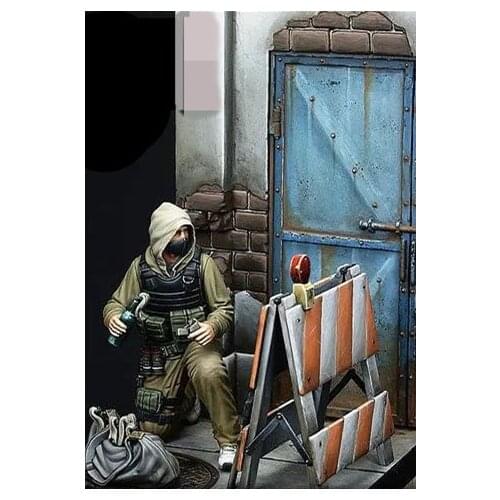 1:24 Resin Figure Model Kit Unassambled Unpainted //G168(WITH BASE)