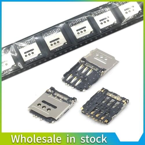 1PCS/LOT for Huawei Ascend G6 G6-T00 U00 C00 G535 Sim Reader card Holder Tray Slot connector socket on motherboard