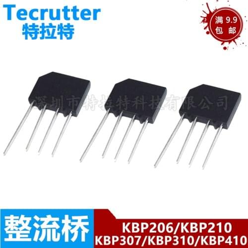 10pcs/lot New KBP206 KBP210 KBP307 KBP310 KBP410 bridge rectifier new and original IC