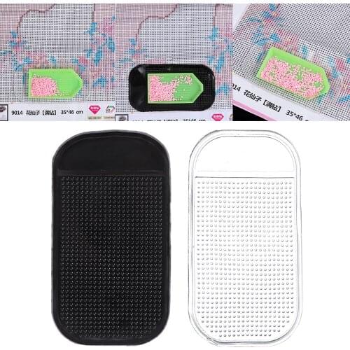 2pcs Non-slip Magic Sticky Mat for Diamond Painting DIY Tools 5D Diamonds Tray Holder Idea for Holding Tray Embroidery Accessory