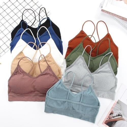 2021 New Style Wrapped Chest Tube Top Girls Seamless Sling Anti-glare No Steel Ring Ladies Bra Underwear Bandeau Top