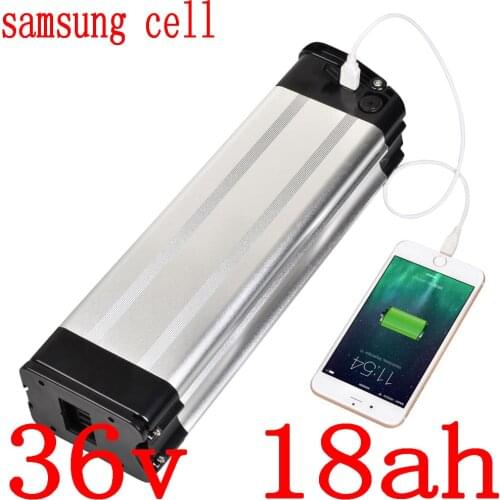 36V 500W 1000W Electric Bike Battery pack 36V 10AH 13AH 15AH 18AH Ebike scooter battery 36V Lithium ion Battery use samsung cell